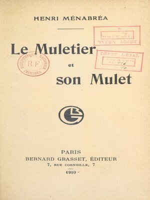 cover image of Le muletier et son mulet